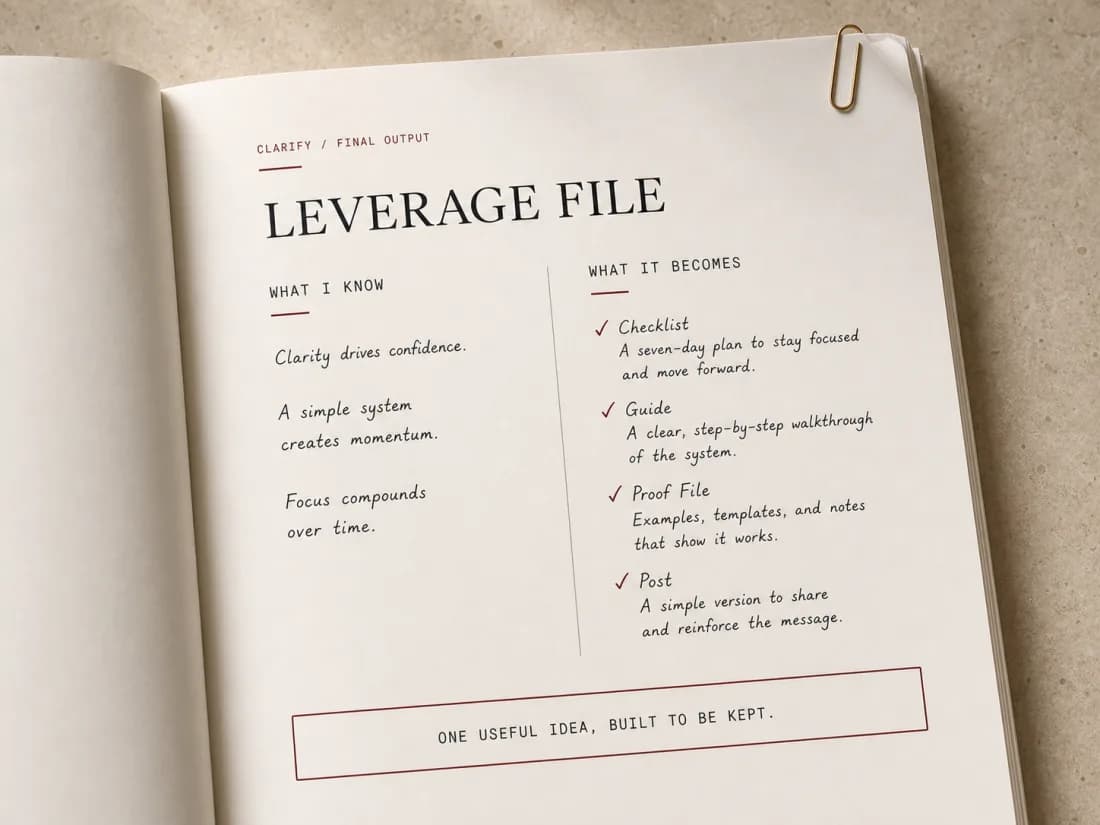 Leverage File